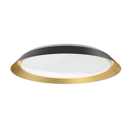Kuzco Lighting Jasper Black, Gold Flush Mount FM43423-BK/GD